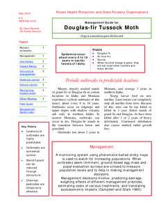 Management Guide for Douglas-fir Tussock Moth