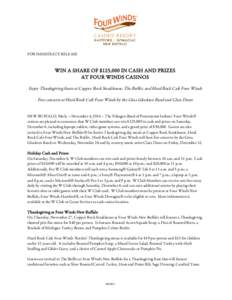 Microsoft Word - November 2014 Promotions Press Release FINAL