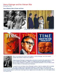 Microsoft Word - Henry Kissinger and the Vietnam War