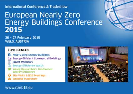 International Conference & Tradeshow  European Nearly Zero Energy Buildings Conference[removed] – 27 February 2015