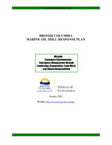 Microsoft Word - BC Marine Oil Response Plan 2007.doc