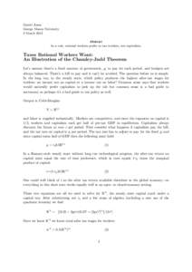 Garett Jones George Mason University 8 March 2013 Abstract As a rule, rational workers prefer to tax workers, not capitalists.