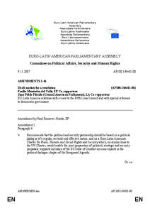 Raül Romeva / Euro-Latin American Parliamentary Assembly / Willy Meyer Pleite / Paragraph / Emilio Menéndez / Twenty-seventh Amendment to the United States Constitution / Constitutional amendment / Latin American Parliament / Emilio / MEPs for Spain 2004–2009 / Parliamentary assemblies / 1st United States Congress