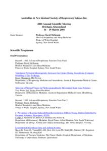 Health / Education in Australia / Royal Prince Alfred Hospital / The Alfred Hospital / Monash University / Inhaler / Royal Melbourne Hospital / Monash Medical Centre / The Prince Charles Hospital / Medicine / Dosage forms / Respiratory therapy