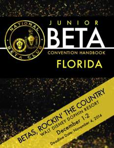 J U N I O R  BETA CONVENTION HANDBOOK  FLORIDA