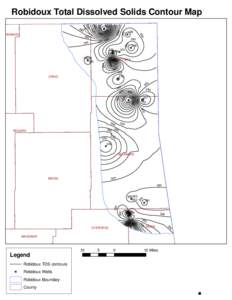 Robidoux Total Dissolved Solids Contour Map[removed]