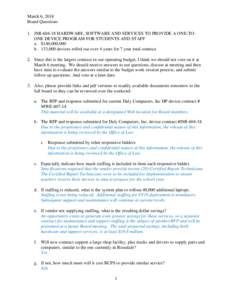 Device Contract Board Q&A
