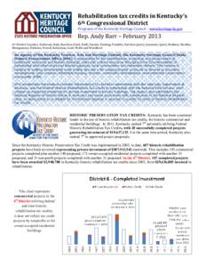 Microsoft Word - 6th District[removed]tax credits