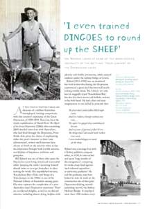 ‘I even trained dingoes to round up the sheep’ Ian Warden looks at some of the work-seeking ingenuity of the battling ‘train jumpers’ of the Depression years