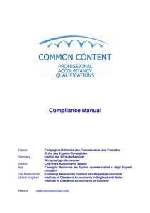 Compliance Manual  France Germany Ireland Italy
