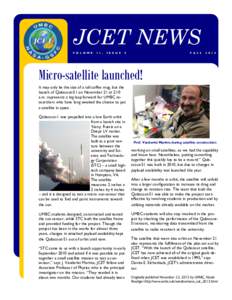 JCET NEWS V O L U M E 1 1 ,  I S S U E