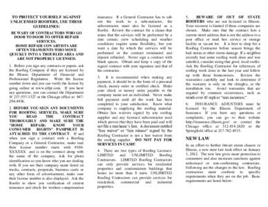 Contract law / Financial institutions / Institutional investors / General contractor / Subcontractor / Insurance / Private law / Lien waiver / Law / Roofer / Property law