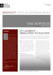 Stift Klosterneuburg winery Wine Magazine The Ausstich weingut Stift Klosterneuburg