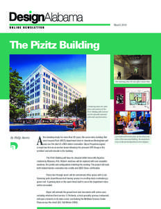 March[removed]The Pizitz Building This rendering shows the new office tenant lobby.