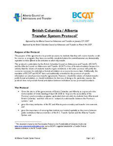 Alberta Council on Admissions and Transfer