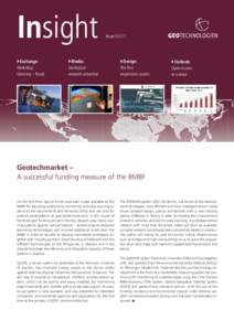 Insight } Exchange: Workshop Germany – Brazil  Issue 01/11