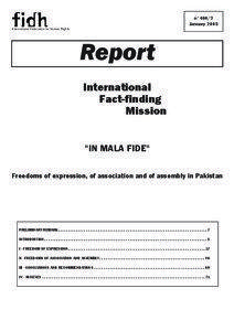 n°408/2 January 2005 International Federation for Human Rights