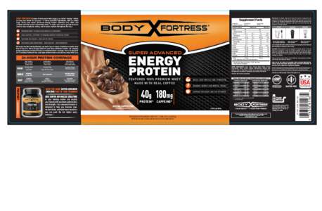 BODY FORTRESS® knows it takes more than sugary, so-called “energy” drinks  Serving Size Servings Per Container  Calories