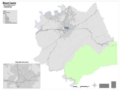 Blount County  Map les t rS