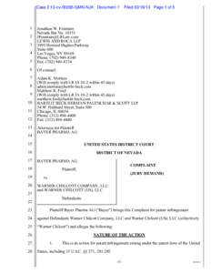 Case 2:13-cv[removed]GMN-NJK Document 1  1 Filed[removed]Page 1 of 5