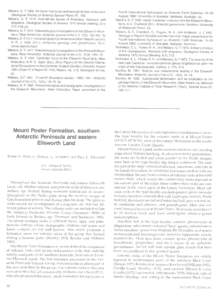 Webers, G. FAn Upper Cambrian archaeocyathid from Antarctica. Geological Society of America Special Paper; 87, 183. Webers, G. FInvertebrate faunas of Antarctica. Abstracts with programs. Geological Society