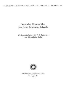 Geography of Oceania / Stratovolcanoes / Geology / Francis Raymond Fosberg / Mariana Islands / Flora treatise / Flora / Pacific Islands / Anatahan / Micronesia / Volcanology / Insular areas of the United States