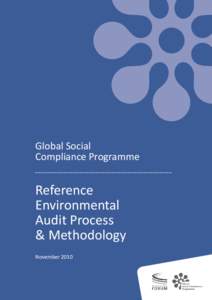 Global Social Compliance Programme Reference Environmental Audit Process