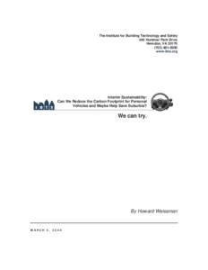 The Institute for Building Technology and Safety 505 Huntmar Park Drive Herndon, VA[removed]2000 www.ibts.org