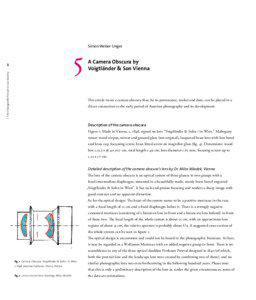 Visual arts / Joseph Petzval / Voigtländer / Simon Plössl / Camera / Heinrich Wawra von Fernsee / Plössl / Daguerreotype / Simon von Stampfer / Optical devices / Photography / Optics