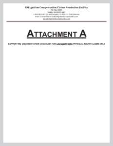 GM Ignition Compensation Claims Resolution Facility P.O. Box[removed]Dublin, OH[removed][removed]US and Canada); [removed]Mexico) Email: [removed] www.GMIgnitionCompensat