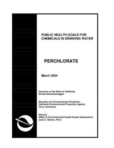 Iodine / Oxoanions / Perchlorate / Iodine deficiency / Iodine-131 / California Office of Environmental Health Hazard Assessment / Thyroid hormone / Thyroid / Goitrogen / Chemistry / Oxidizing agents / Thyroid disease