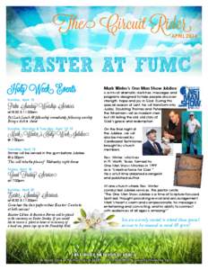 The Circuit Rider  APRIL 2014 easter at fumc Holy Week Events