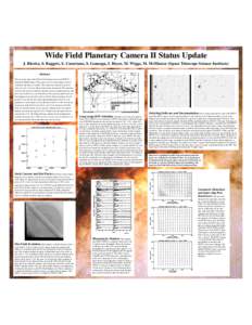Wide Field Planetary Camera II Status Update J. Biretta, S. Baggett, S. Casertano, S. Gonzaga, I. Heyer, M. Wiggs, M. McMaster (Space Telescope Science Institute) HST SAA Models - SEU’s - S/C Trajectories Abstract
