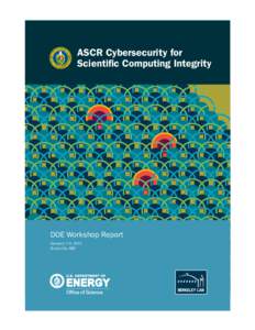 ASCR Cybersecurity Report 1
