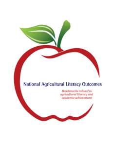 Benchmarks related to agricultural literacy and academic achievement Benchmarks related to agricultural literacy and academic achievement