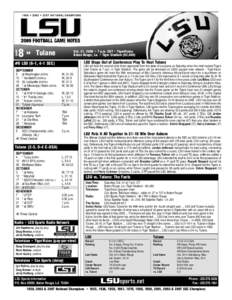 Game 8 Notes Tulane (Final).qxd