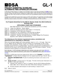 GL-1 Automatic Fire Sprinkler System