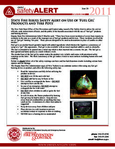 safetyALERT OFPC June 20 NY STATE FIRE