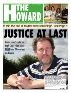 HOWARD The Autumn[removed]Less crime, safer communities, fewer people in prison