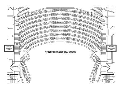 Center Stage Balcony Seating Chart 2010.pub