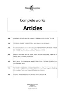 Complete works  Articles 1990  