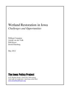 Iowa Water Quality Funding: A Mixed Bag