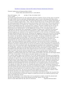 Southern Campaign American Revolution Pension Statements & Rosters Pension Application of Solomon Baker R438 Transcribed and annotated by C. Leon Harris State Of Virginia } SS on this 27 day of october 1833 Lewis County