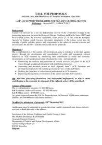 European Development Fund / African /  Caribbean and Pacific Group of States / Cotonou Agreement / EuropeAid Development and Cooperation / Cotonou / ACP–EU Joint Parliamentary Assembly / Economic Partnership Agreements / International relations / International economics / International trade