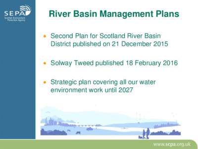 River Basin Management Plans  FORESTRY AND DIFFUSE POLLUTION