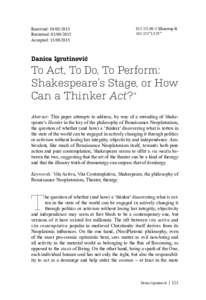 Religion / Philosophy / Culture / Neoplatonists / Neoplatonism / Philosophical movements / Hermeticism / Mysticism / Plotinus / Theurgy / Iamblichus / Prince Hamlet