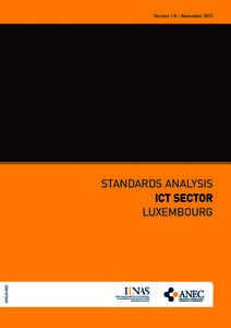 Version 1.0 – November[removed]ANS/AN03 STANDARDS ANALYSIS ICT SECTOR