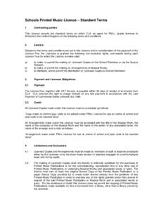 Information / Collective rights management / Copyright law / Publishing / The Copyright Licensing Agency / Voluntary collective licensing / Television licence / License / Copyright / Intellectual property law / Law / Data