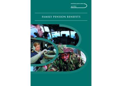 family pension benefits FINDING YOUR WAY ABOUT THIS BOOKLET  Introduction