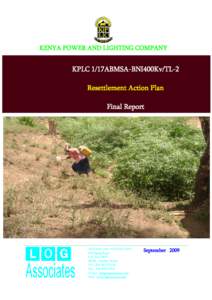 KENYA POWER AND LIGHTING COMPANY  KPLC 1/17ABMSA-BNI400Kv/TL-2 Resettlement Action Plan Final Report